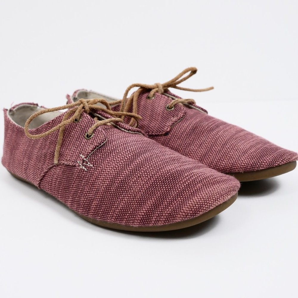 Sanuk Bianca TX Casual Flat Canvas Sneakers, Rose Slub, Women 7 (Style 1014694)